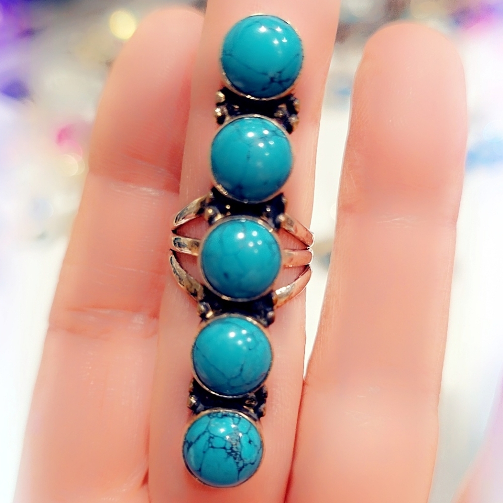 Turquoise Sterling Gemstone Ring
